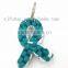 Christmas Ornaments Ribbon Awareness Cancer Paracord Keychain Cancer Ribbon Awareness Survival Keyring