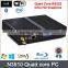computer wholesale distributor n3510 2.00 ghz hd ports fanless mini pc linux Dual display 300M WIFI Quad core processor