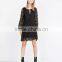 wholesale clothing contemporary tie neck lace dress