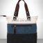 Custom Canvas Tote and Shoulder Portable Large Leisure Travel and Fashion Unsex Shopping Bag