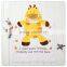 Cartoon cow printed baby towel poncho/baby hooded beach towel