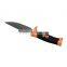 Fixed Blade Outdoor Survival Knife with titanium coating Blade and nice plasctic handle
