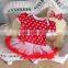 baby girl dress in red color new born baby dress