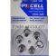 1.4V zinc air button cell battery