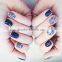 Custom high quality geometric nail polish stickers waterproof nail wraps long lasting nail strips manufacturer                        
                                                Quality Choice
