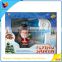 Infrared Induction Flying Santa With LED HY-838A Christmas Santa Claus Toys Moving Santa Claus Toy Flying Santa Claus Toy HY-838