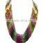 Natural Tourmaline Smooth Rondelle Beads