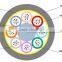 factory price Armoured fiber optic bundle