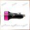 Wholesale auto car charger for iphone, 25W 5.1A 3 port usb car charger, black