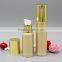 30ml cosmetic airless lotion pump bottle golden color