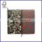 2 subject hardcover notepad/diary college ruled fabric cover