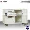 3 drawer file cabinet on wheels tambour door mobile caddy steel waterproof filing cabinet