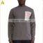 2014 High Quality Crew neck Sweatshirts with pocket details