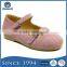 Wholesale OEM Suede Leather Pretty Princess Pink Shoes for Girls