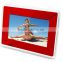 7inch digital photo frame with muti function with mirror surface frame