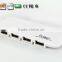 Low cost portable High Speed slim shape plastic casing 480MBPS 7 port USB 2.0 HUB