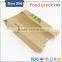 Matte laminated stand up food grade french fries packaging bags with clear window