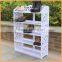 New Wood Engraved Interior Decoration Simple Storage Rack Shelf Waterproof Shoe Rack