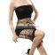 Taiwan Factory 3 PCS Set Lady Black Sex Nightwear