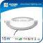 Indoor ultra thin suspended 15W small led round panel light , led flat panel lighting