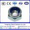 Blue white zinc plated DIN985 nylon lock insert nuts