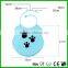 Wholesale cheap animal silicone baby bibs silicone back