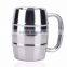 Double Wall Stainless Steel Beer Mug IN STOCK