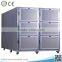 YSSTG0106 sixes corpses stainless steel mortuary body freezer refrigerator