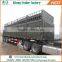 Factory direct 3 axles stake semi trailer with fence for livestock / beast / cattle transportation