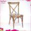 Hot Sale Event Use Old Wooden Cross Back Chair