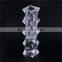 Factory supplier newest clear carved crystal glass flower vase