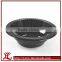 Party Black Plastic PS Disposable Bowl