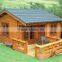 Wooden Log Material and House Shop Use prefabricated wooden house