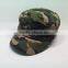 Wholesale Custom 6 Panel With Flat Embroidery Cap With Inside Pocket Camo Truker Cap