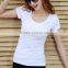95% cotton 5% spandex plain women slim fit shirt