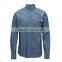 2017 new design shirts casual for men slim fit