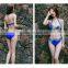 Fast delivery Comfortable custom hot selling fancy colorful three-piece swimsuit for girl