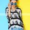 2015 HOYUGO Latest Printed Blouse Designs, Model Loose Blouse, Lao Silk Blouse Wholesale Manufacturer in China.