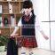 New fashion V-Neck pullover primary school uniform design
