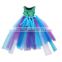 Party Kids Baby Girl Dress Mermaid Tops Bodysuit+Tulle Tutu Skirts Outfits Set