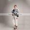 Myfur Short Style White and Black Fox Fur Coat For Girls and Women