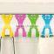 Cute Stainless Steel Over the Door Dual Hanger Hook Hat Coat Holder Worldwide store