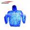 New Arrival Custom Polyester Tie Dyed Pullover Couples Hoodies