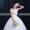 LSO013 Half sleeve shanghai beaded gown dress long with belt bow lace up lace sleeves to add to wedding dress