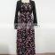 CHEFON Print long sleeve dresses for muslim women 2015