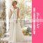 Sexy V-neck Long Trail Bride Dress High-end Custom Plus Size Fashion Slim Wedding Dress