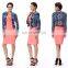 Wholesale Ladies Satin Printing Formal Blazer Women Jacket