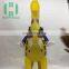 New products yellow inflatable giraffe costume Polyester costume animal costume for kids and adult