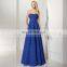 Wholesale Sweetheart Sleeveless Zipper Back Royal Blue Long Evening Gowns Lace Evening Dresses SD368