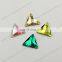 DZ-3069 ab color sew on triangle crystal stones for clothes